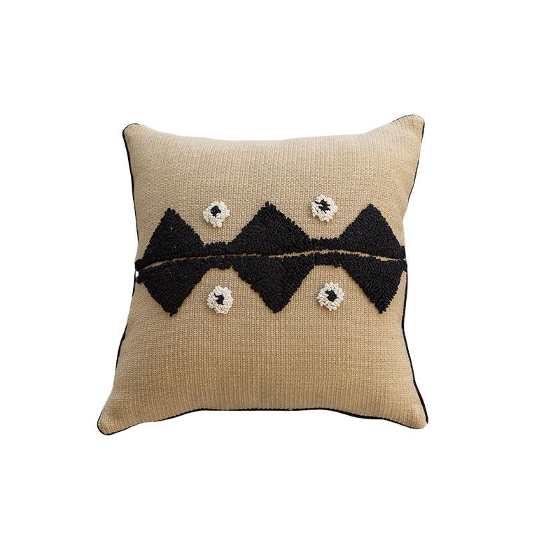 Pillow Sofa Living Room Pillow Bedside Office Car Nordic Style Jute Pillow Case Core Cushion Household