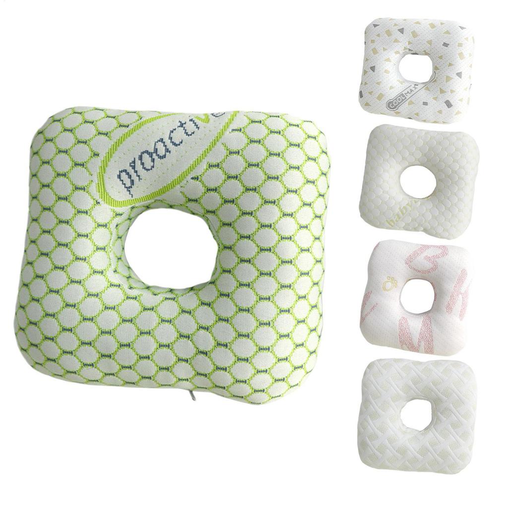 Ear Piercing Pillow for Side Sleepers Memory Foam Pillow Breathable Portable Pillow with Ear Hole Sleeping Ear Guard Pillow