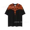 Summer Men's and Women's Same Fashion Trend T-shirt Personalized Trend Wing Printing Comfortable and Simple