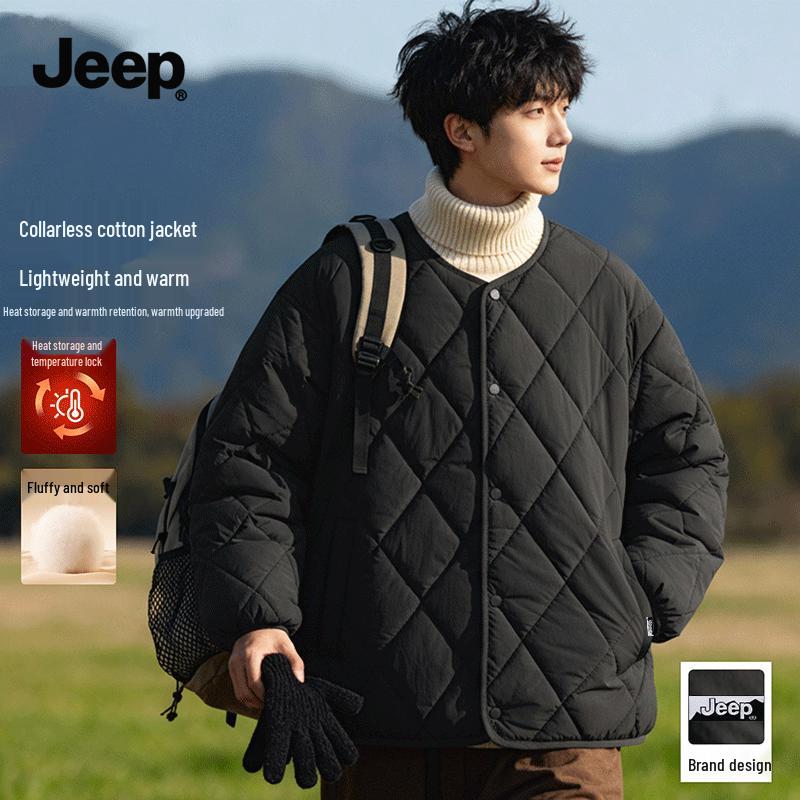 JEEP Men s Quilted Lightweight Winter Jacket M