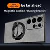 For Samsung Galaxy S25 S23 S24 S22 S21 Plus Ultra For Magsafe Leather Matte Wireless Charging Ring Magnetic ShockProof Cover