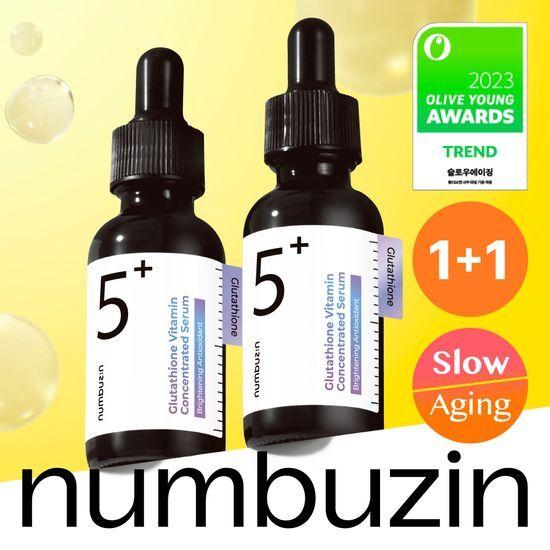 

Numbersin No. 5 Glutathione C Trace Ampoule 30ml+30ml Duo Planning