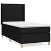 Maison Exclusive - Sommier à lattes de lit et matelas Noir 80x200 cm Tissu