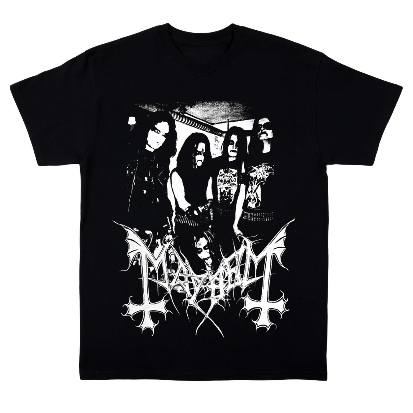 Vintage Mayhem Dead Morbid Norwegian Heavy Cotton Black S-5XL Shirt CM041 XL