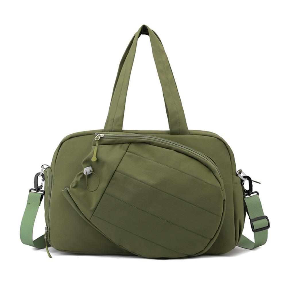 Solid Color Tennis Racket Bag Waterproof Tennis Crossbody Bag Racket Storage Travel Handbag Travel