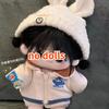 20Cm Doll Clothes Idol Cotton Doll Outfit Accessories College Skirt Wedding Dress Hoodie Overall For Super Star Dolls Toys Gift