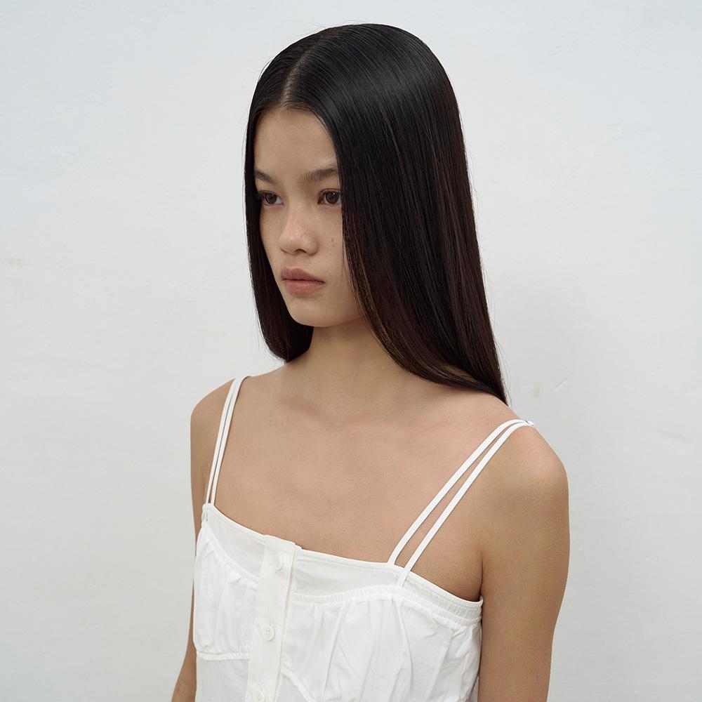 Lcdc Tm Bralette-Detail Sleeveless Dress (White)
