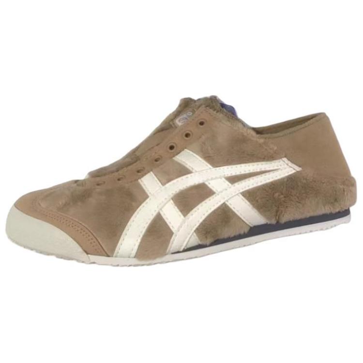 Onitsuka Tiger MEXICO 66 Slip Resistant Abrasion Resistant Low top Casual Shoes Unisex Light Brown 1183C177-200