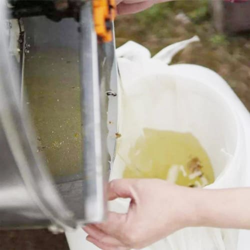 2-Piece Fine Mesh Strainer Bag Set, 49x56cm, Fine Mesh Nylon Filter Bags, Solid-Liquid Separation, Washable and Reusable, Heat-Resistant, Drawstring F