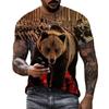 3D Digitaldruck T-Shirt, kurzärmeliges Oberteil für jugendliche Männer, vielseitig und atmungsaktiv
