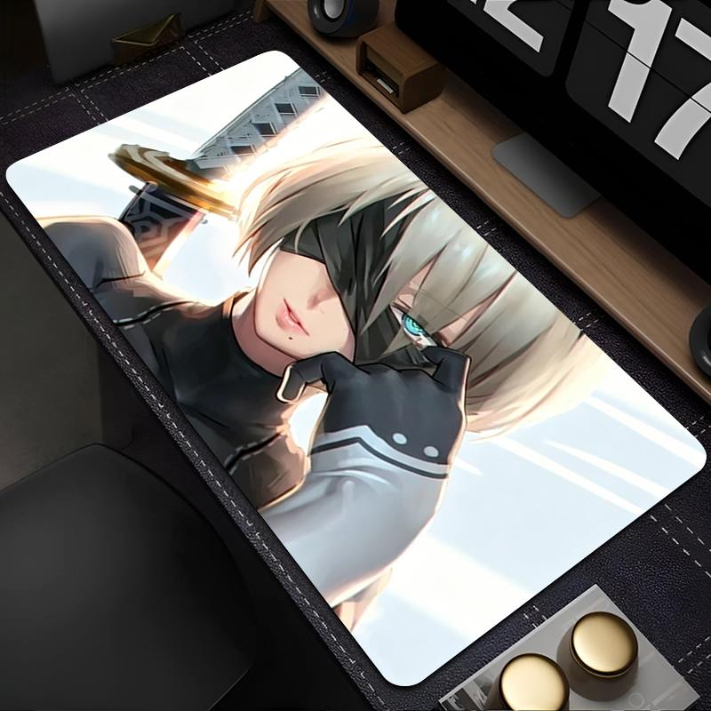 Anime Mauspads HD-Druck Büro Computer Schreibtischmatte Große Gamer Tastaturunterlage N-nier Automata 2b Gaming Mauspads Dekoration Teppich