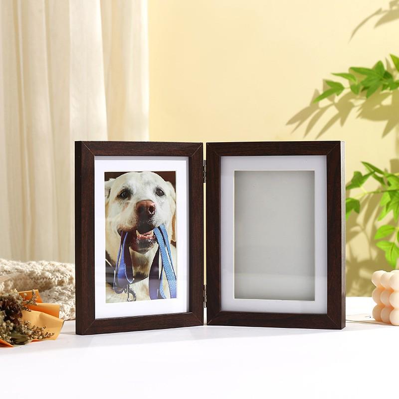 Porta-Retrato Memorial para Pets com Pegada - Presente DIY com Foto para Cães e Gatos