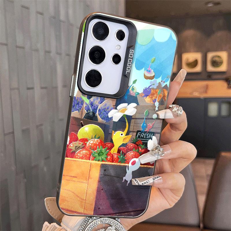 P-Pikmins Cute Game Shockproof Phone Case for Samsung A17 A16 A15 A14 A37 A57 A36 A56 A26 A35 A55 A25 A34 A54 A24 A13 A23 A33 A5