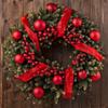 10 Stück Rote Beerenzweige Weihnachtsdekoration Künstliche Kiefer Stechpalmenbeeren zum Aufhängen am Weihnachtsbaum Kranz Geschenke Winterdeko