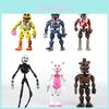 Roztomilá 19cm Fnaf Five Nights At Freddy's 6ks Pvc Herní Postavičky Hračky Pro Děti