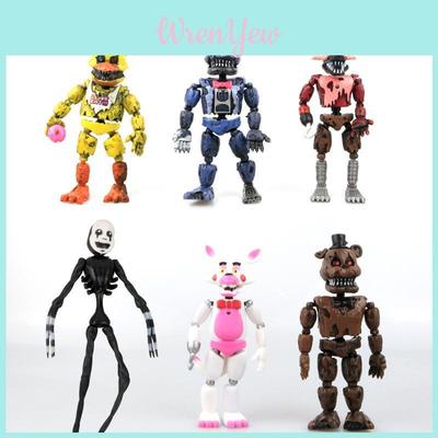 Roztomilá 19cm Fnaf Five Nights At Freddy's 6ks Pvc Herní Postavičky Hračky Pro Děti