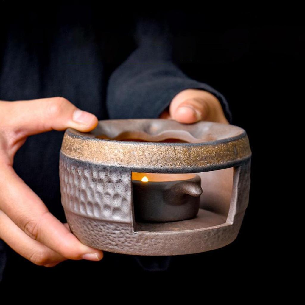 Ceramic Aromatherapy Stove Decorative Multifunctional Teapot Warmer Fragrance Diffuser Zen Incense Wax Burner Kit For Yoga Room