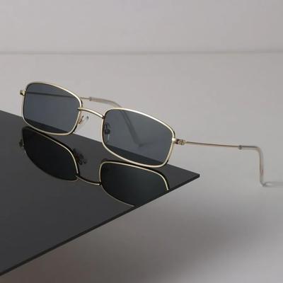 Square Sunglasses Women Men Vintage Stylish Mirror Minimalist Lens Sun Glasses Female Male Cool Personality Oculos De Sol