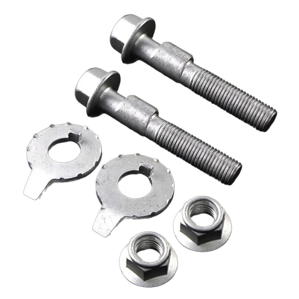 Suspension Arm Alignment Eccentric Adjustment Cam Bolt Heavy Duty Camber Adjuster Bolt Set 10mm Replacement Easy To Install