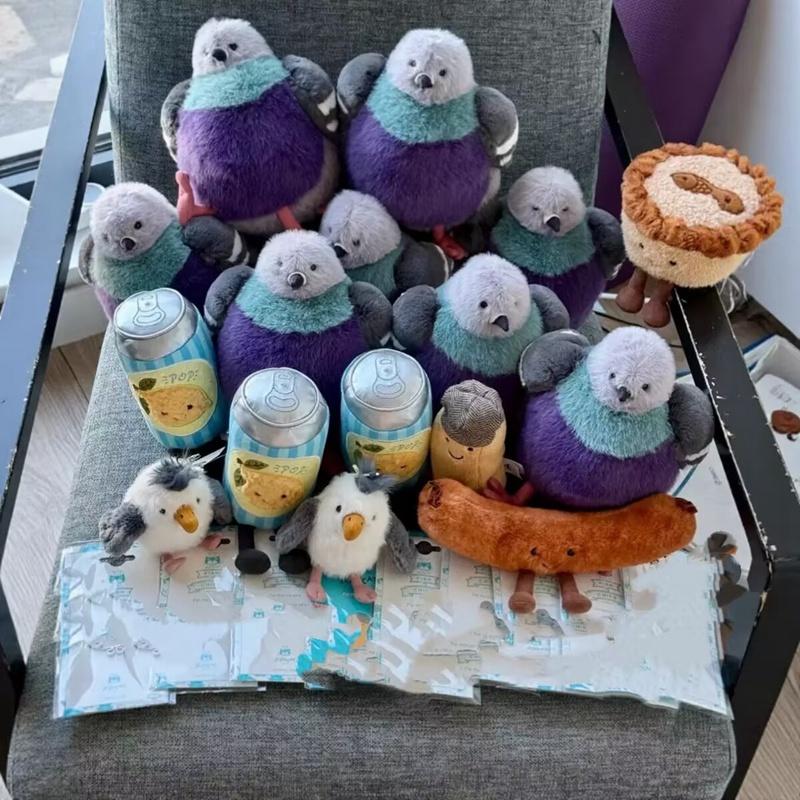 Kawaii Pigeon Plush Toys Exquisite Animal Dolls Funny Decorative Items Fluffy Sleeping Companionship Gifts For Children Friends