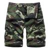 Pantaloncini Cargo da Uomo Multi Tasche Twill Cotone Vestibilità Rilassata Outdoor Camo Pantaloncino Cargo da Uomo Taglie Forti