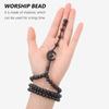 2pcs Allah Muhammad Prayer Beads Engraved Necklace New 99 Prayer Beads