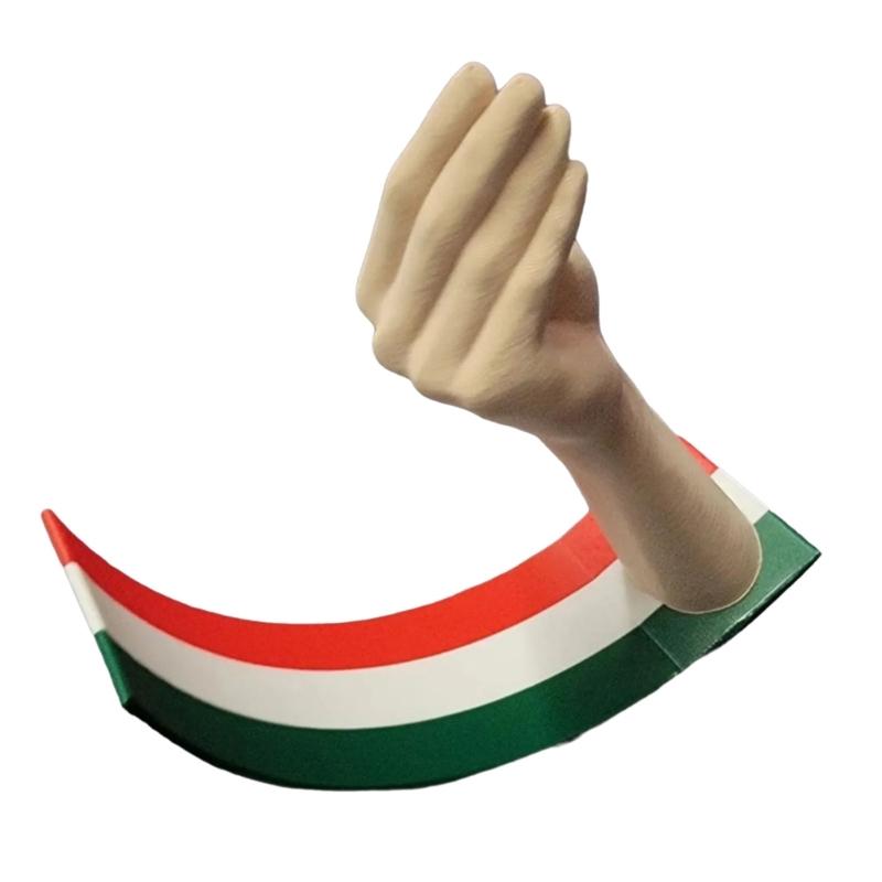 

Handcrafted Italian hAND Gesture Sculpture Swinging Desk Decors Unique Funny Gift for Home Office or Car Interior