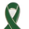 Green Small Size Breastpin Elegant Comfortable Feel Simple Fashionable Alloy Brooch Pin for Work Dating