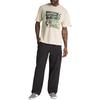 Vans Solid Color Loose Straight Leg Cargo Pants Unisex Pants Black VN0005Z1BLK