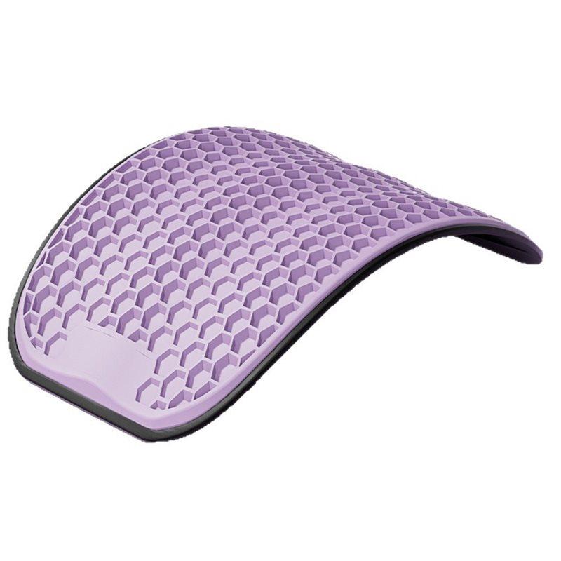Ultra Wide Back Stretcher Adjustable Lumbar Support Plate For Relieving Lower Back Pain And Reducing Spinal Pressure фиолетовый