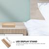 KESYOO Wooden LED Light Base, Set of 3, Made of Beech Wood, 6-inch, Lighting Stand, Base, USB Compatible, Home Use, Display Light Stand