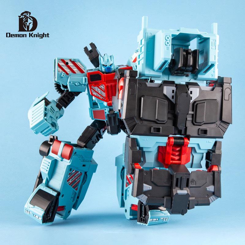 Magic Knight DK-06: Transforming Fire Truck, Helicopter & Ambulance Robot Toy