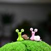 2-8 PCS Miniature Resin Snail Figurine – Cute Garden Ornament for Fairy Dollhouse, Bonsai Plant Decor & Terrarium