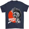 Punks Not Dead Koszulka Unisex Rockowa z Czaszką 100% Bawełna