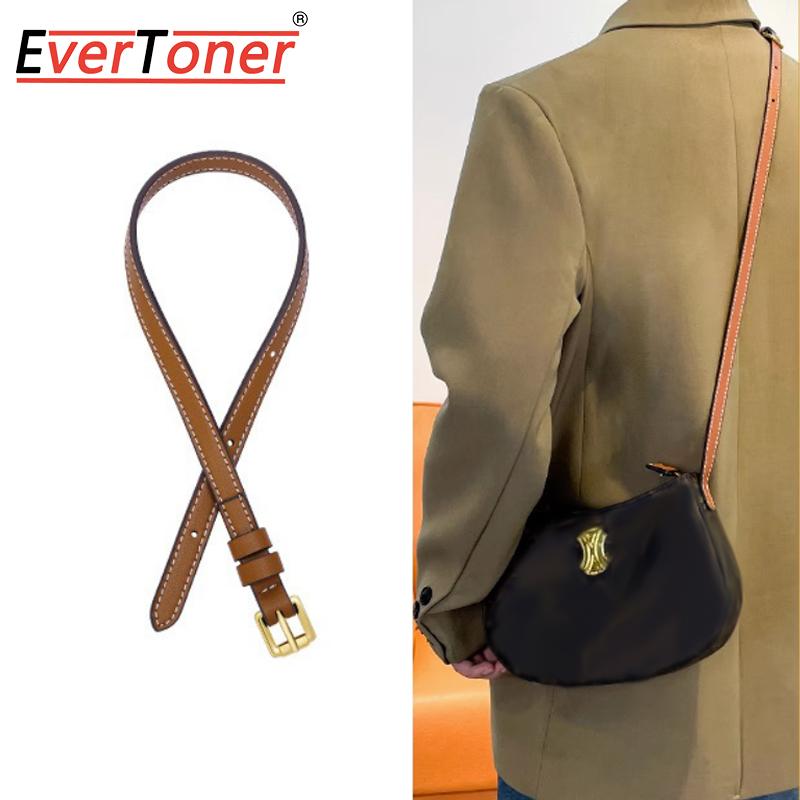 EverToner Leather Handbag Replacement Crossbody Shoulder Straps Fits For C-line Trio-mphe Bag Belt Accessories