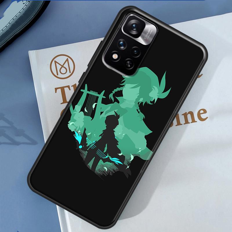 Genshin Impact Venti Case For Xiaomi Redmi Note 13 12 11 9 10 14 Pro 9S 10S 11S 12S Redmi 14C 10C 12C 13C Cover