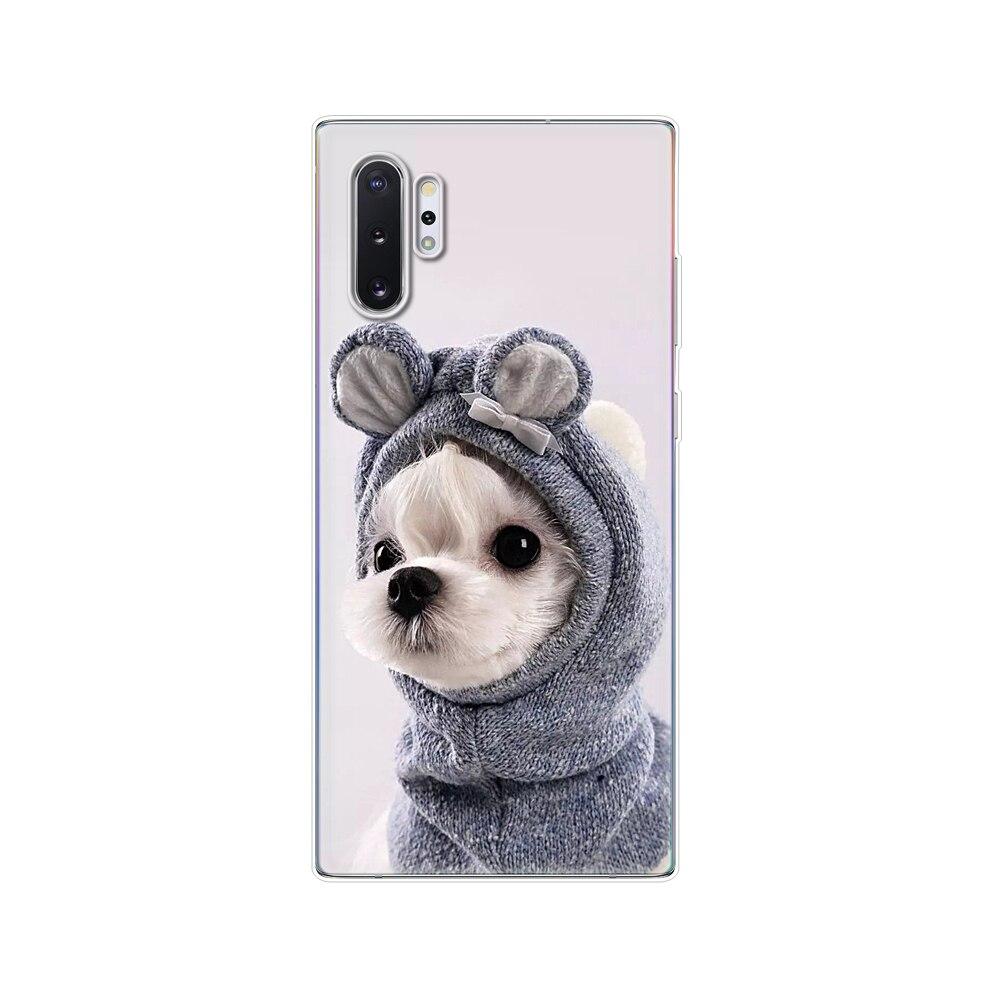 Silikonový kryt na telefon Pro Samsung Galaxy Note 10 Note10 Pouzdro Měkký TPU Zadní kryt Pro Samsung Note 10 plus fundas Coque nárazník