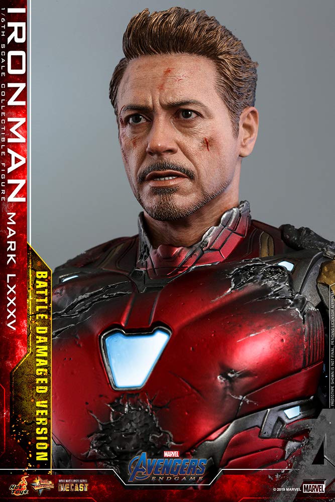 Hot Toys Masterpiece Scale Figure Iron Man Mark 85 Damaged [Movie DIECAST] "Avengers Endgame" 1/6 (Battle Version)