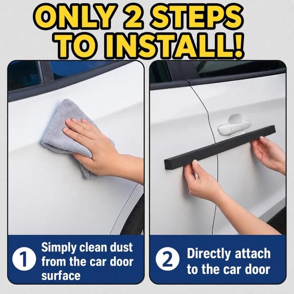 EVA Door Edge Guard Anti-Collision Side Protector Strip Universal Door Buffer Strip For Most Cars
