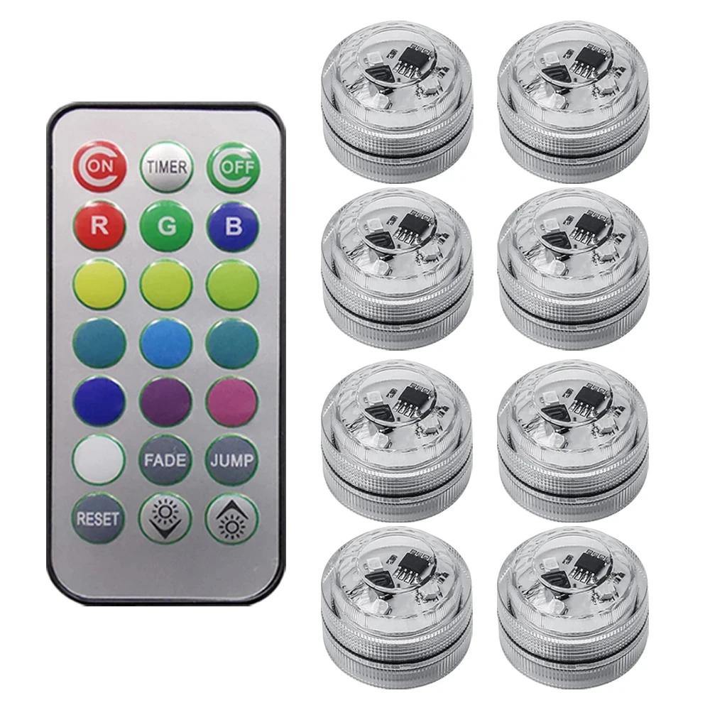 Car Remote Control Wireless Led Atmosphere Light Decoration Car Roof Foot Atmosphere Light 13 Colors Suitable for House Party