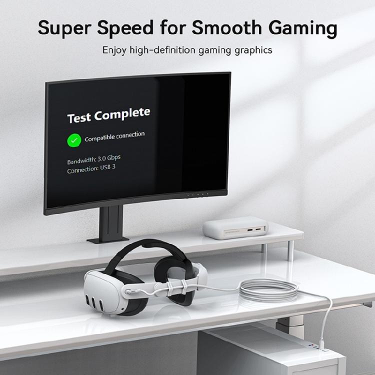 5M USB Virtualreality Cable 5Gbps Transfer Rate Against Attenuation Center Direct current Multiple VR Systems  Permanent