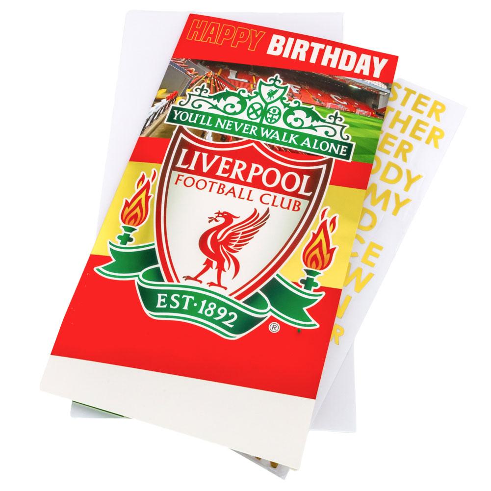 Liverpool FC Customizable Birthday Card