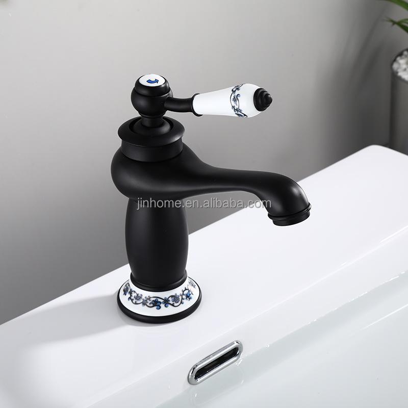 High Quality Brass Antique Bathroom Basin Water Tap Basin Faucet Bath Taps and Faucets for Bathroom Hotel Apartment