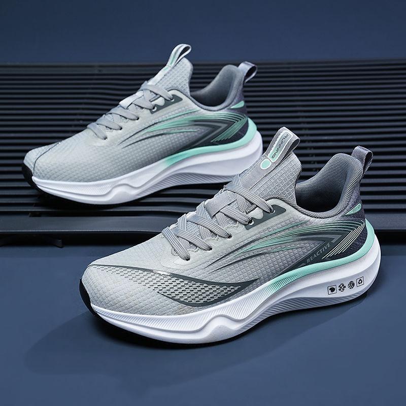 Summer new running shoes ultra-light shock-absorbing breathable fashion versatile casual shoes student body test racing sports shoes