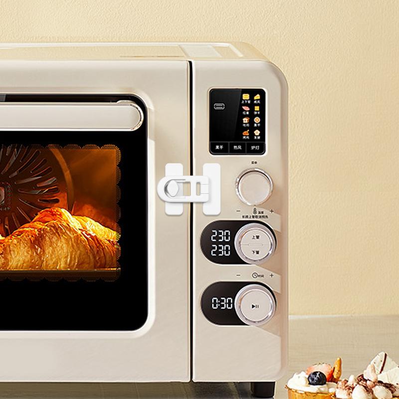 2Pcs/set Anti Open Fridge Lock Baby Proofing Refrigerator Door Latch Child Safety Lock Multifunctional Cabinet Buckle