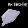 10Pcs Diy Diamond Tray Drill Plate Painting Accessories