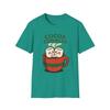 Unisex Softstyle T-Shirt Mens Womens Tees Top Marshmallow Hug Cocoa Mug Funny Holiday Cozy Christmas
