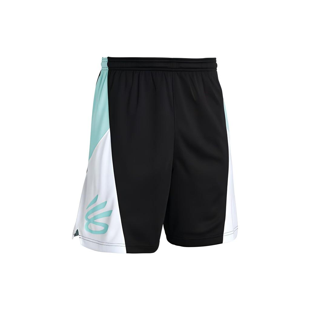 Under Armour Curry Splash Color Block Basketball Shorts Men Shorts Black 1380327-001