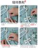 5 Pair Cheongsam Buttons Jade Beads Gourd Disc Buttons Handwoven Cloth Buttons Tang Clothing Decorative Accessories