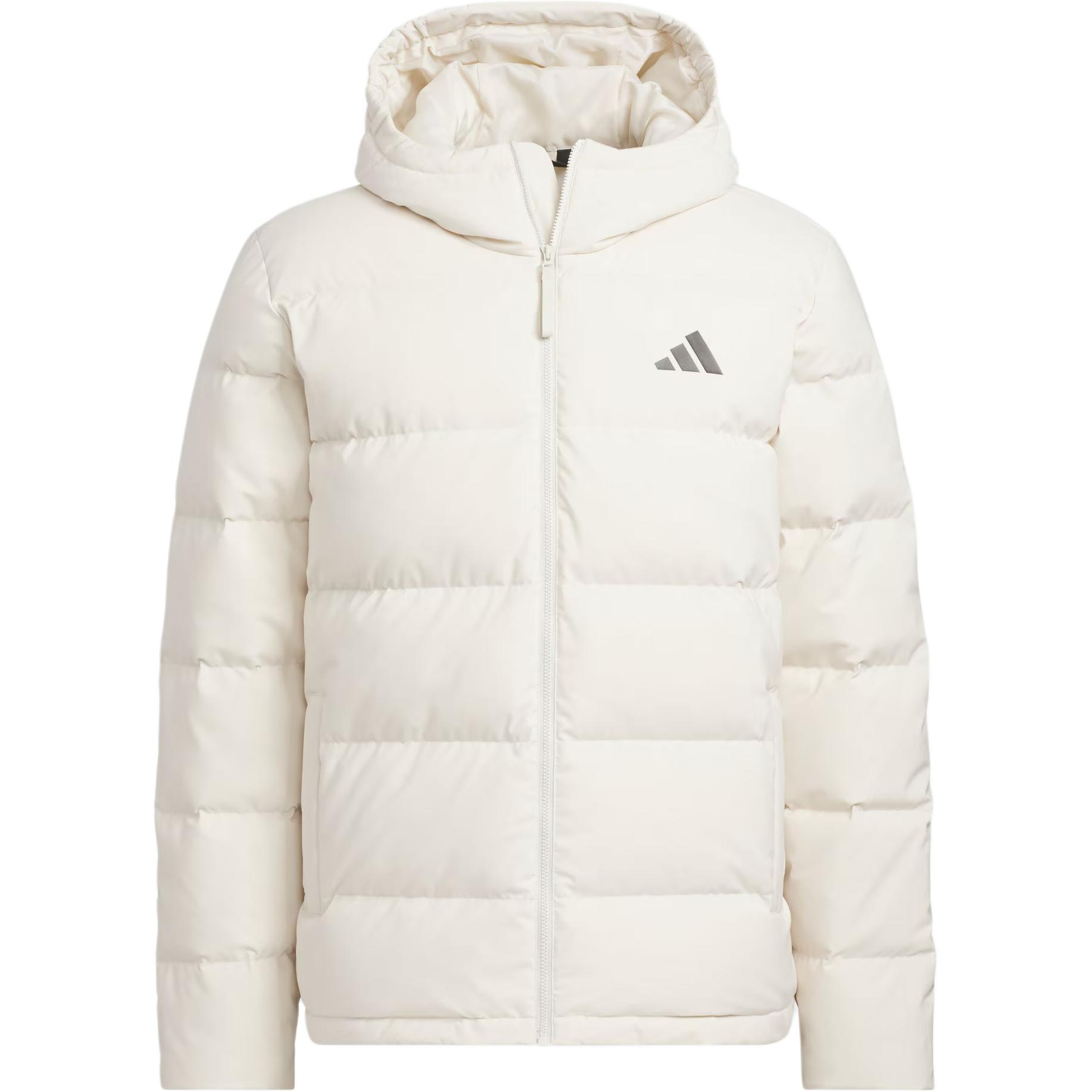 Женская пуховая куртка Adidas с капюшоном, на молнии, с длинными рукавами, KF4398 2XL